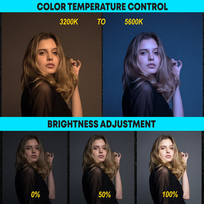 Tygot Professional (14 Inch) Led Ring Light with 7 Feet Tripod Stand for Mobile Phones & Camera, 3 Temperature Mode Dimmable Lighting, Photo-Shoot, Video Shoot, Makeup & More