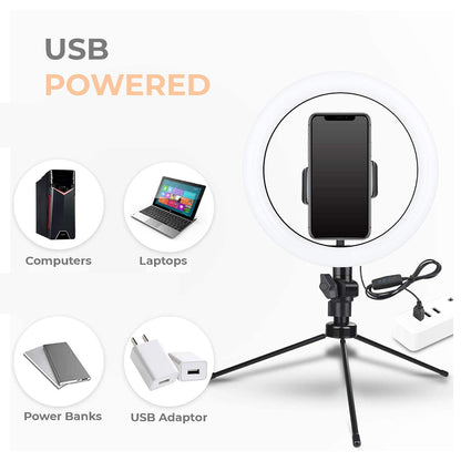 Tygot Professional (14 Inch) Led Ring Light with 7 Feet Tripod Stand for Mobile Phones & Camera, 3 Temperature Mode Dimmable Lighting, Photo-Shoot, Video Shoot, Makeup & More
